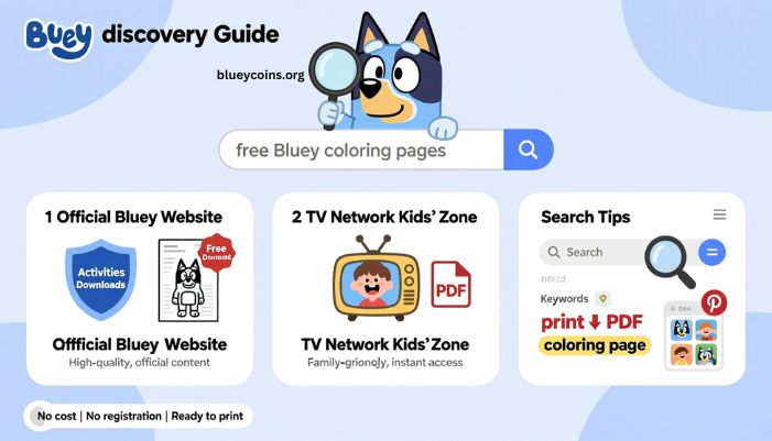 bluey coloring pages